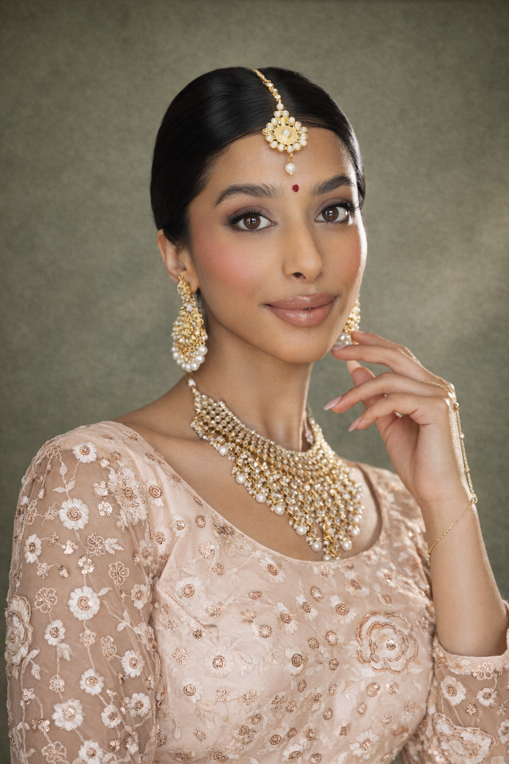 Elegant bridal hairstyle Los Angeles luxury wedding hair design